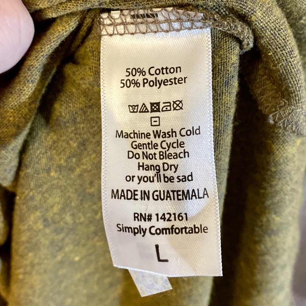 NEW Lularoe Carly Solid Army Green L - Picture 5 of 5